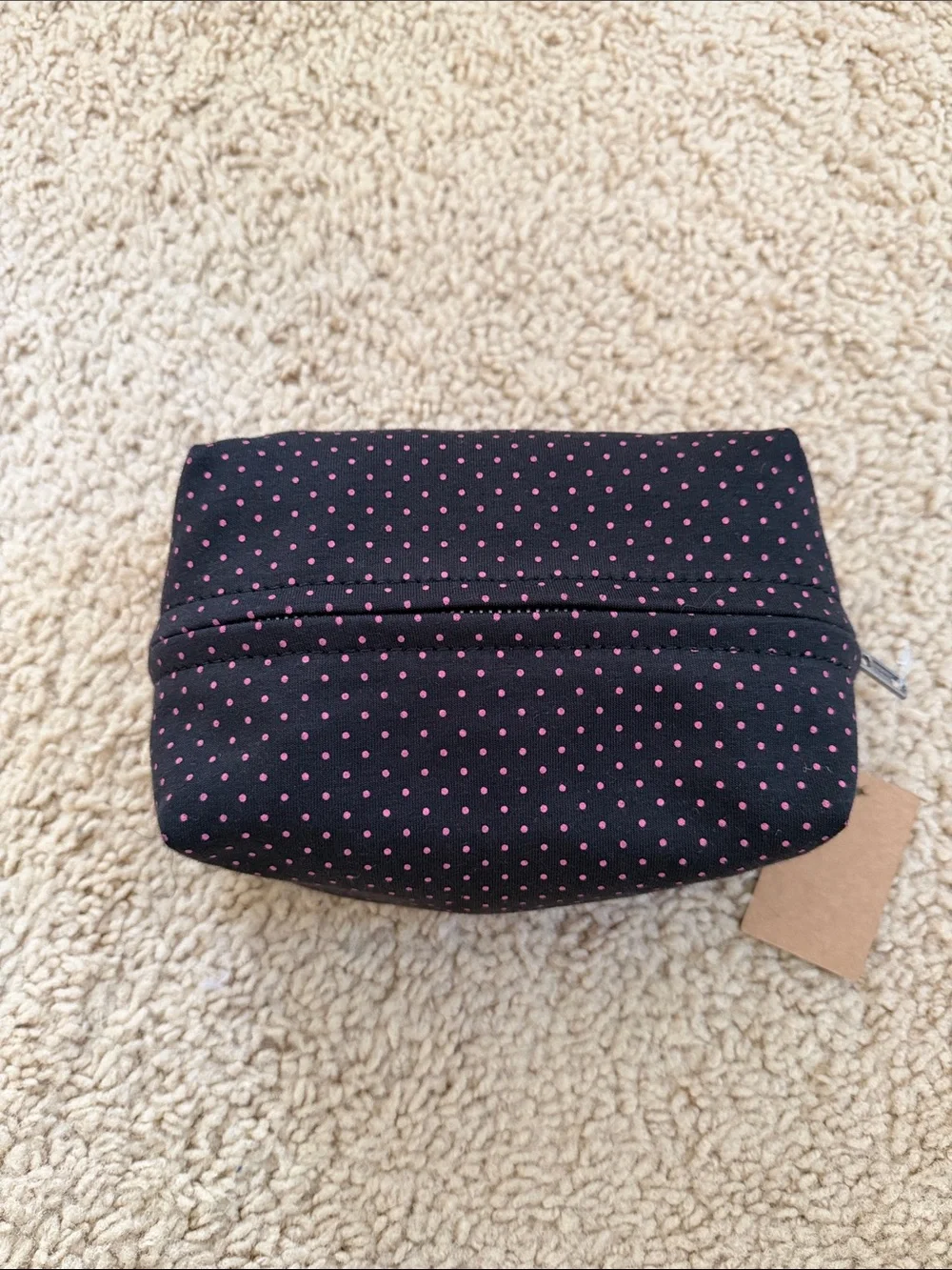 Brandy melville polka dots makeup bag